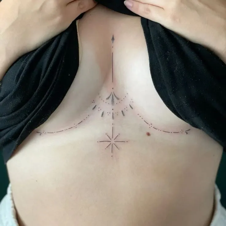 15+ Mẫu Hình Xăm Ngực Nữ Tinh Tế